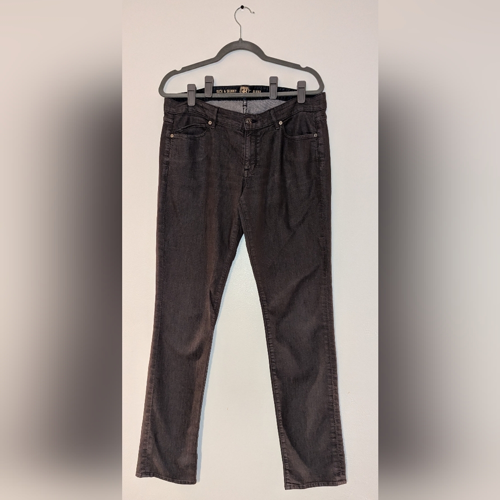 Rich & Skinny Sleek dark gray jeans -  size 32 long